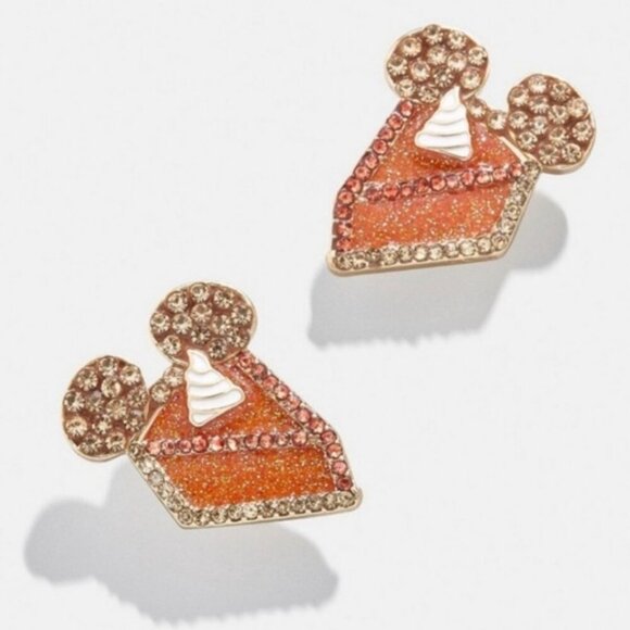 BaubleBar Disney Thanksgiving Mickey Pumpkin Pie Earrings new - Picture 1 of 8